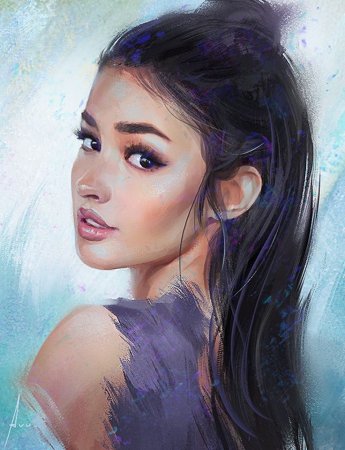 Девушка. Абстракция