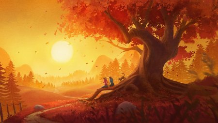 Осенний пейзаж арт