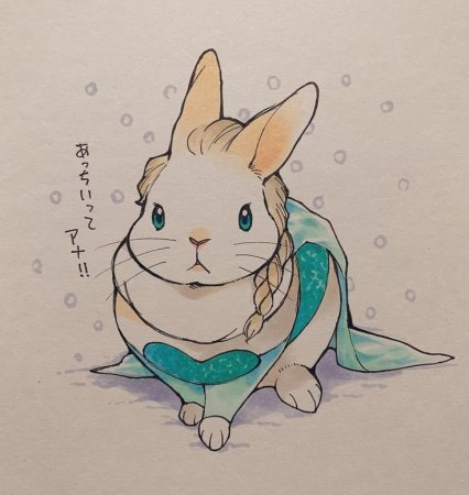 Кролик рисунок арт