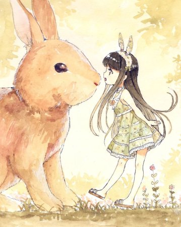 Аниме кролик