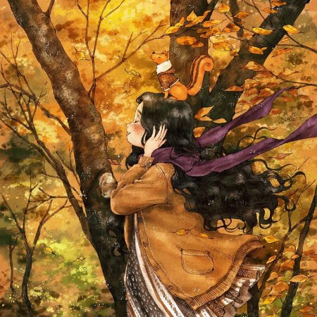 Корейская художница Aeppol дневник Лесной девочки