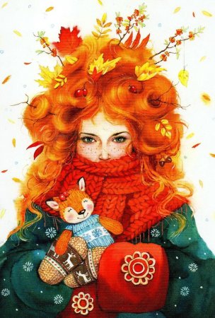 Иллюстрации лисички Чистотина Евгения