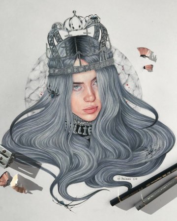 Билли Айлиш арт