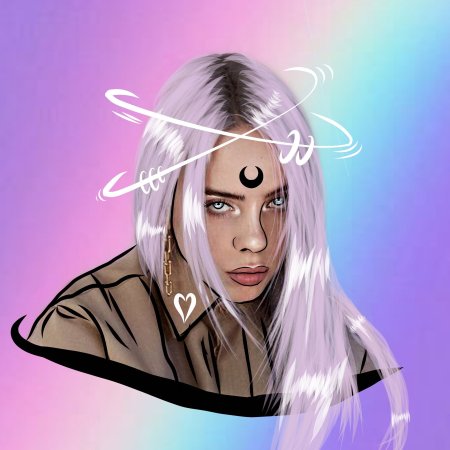 Фан арт Билли Айлиш