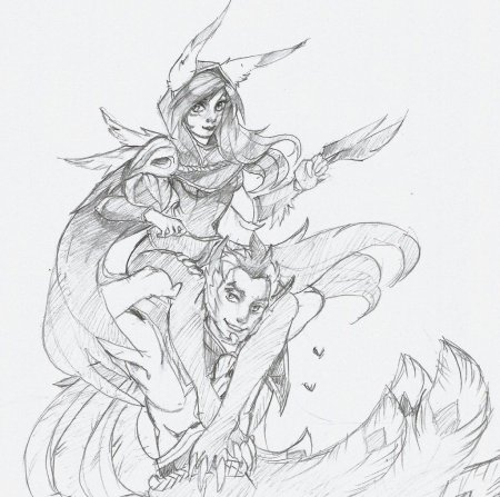 Тату League of Legends шая Рэйкан