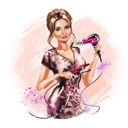 Цифровые портреты для парикмахера