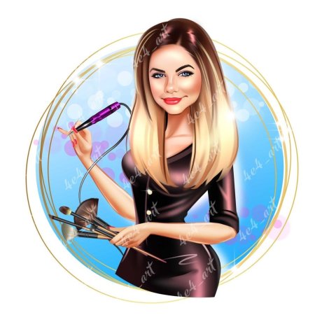 Шарж Бьюти мастера