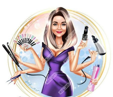 Шарж стилист