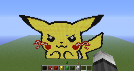 Пиксель арт в МАЙНКРАФТЕ