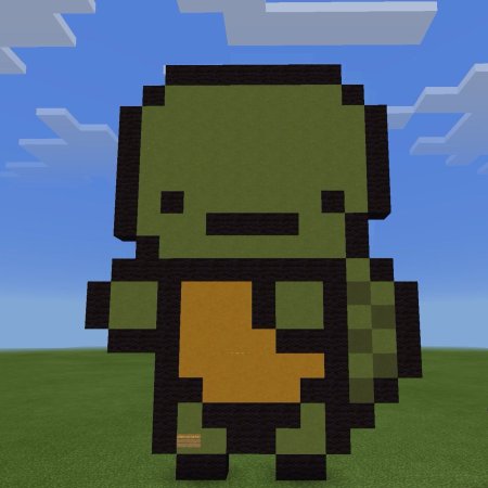 Черепаха в МАЙНКРАФТЕ