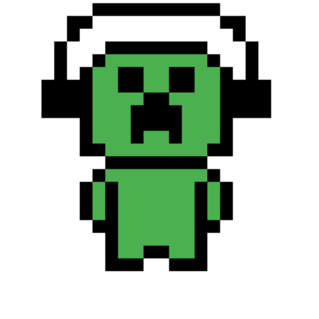 Рисунки по клеточкам КРИПЕР