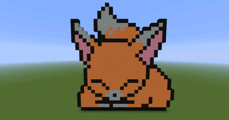 Лисица в МАЙНКРАФТЕ постройка