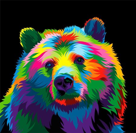 Цветные животные