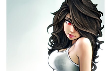 Мультяшная девушка