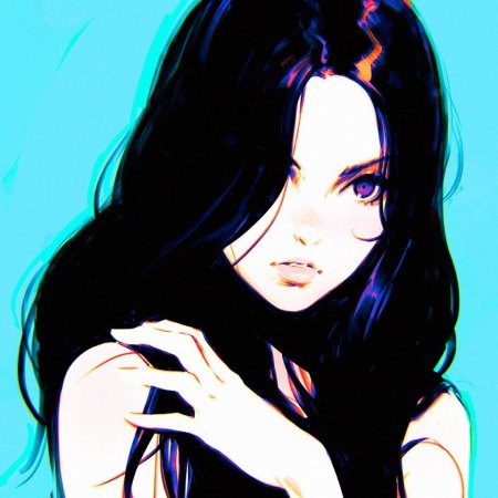 Black hair Ilya Kuvshinov
