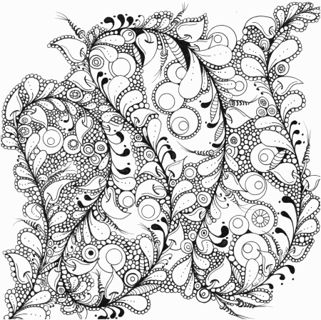 Абстракция для раскрашивания