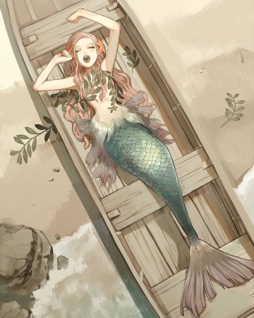 Морская нимфа океанида