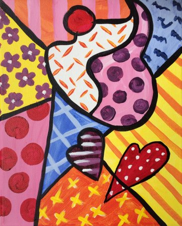 Поп арт живопись для детей