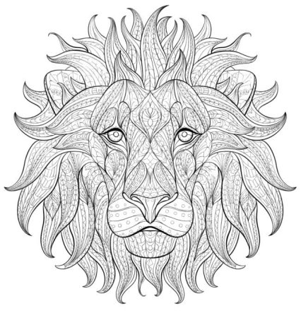 Мандала Лев