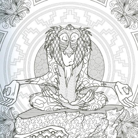 Раскраска антистресс змея