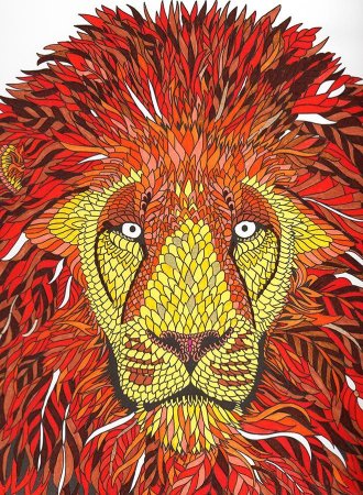 Лев антистресс в цвете