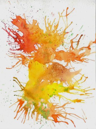 Кляксография капельный метод