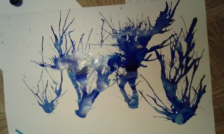 Кляксография техника рисования