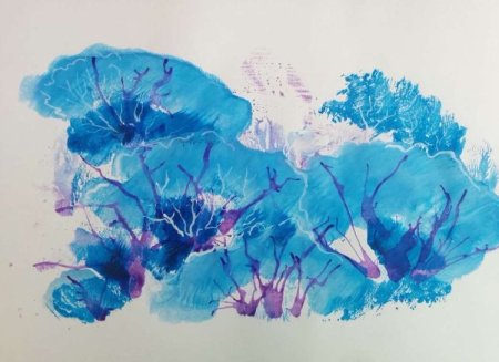 Кляксы краски