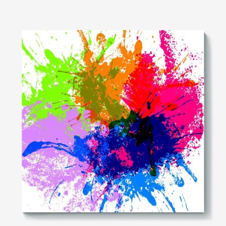 Силуэты людей акварелью