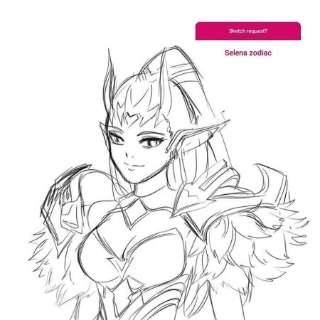 Селена mobile Legend Chibi