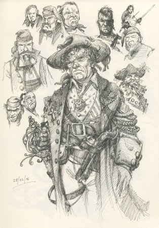 Пираты рисунок арт