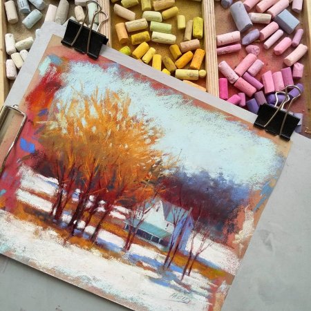 Рисование художественной пастелью