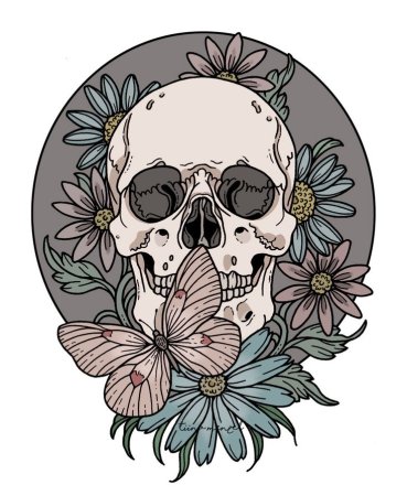 Стилизованные черепа