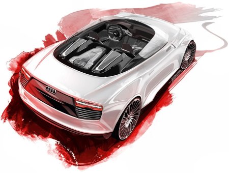 Концепт арт Audi e-tron