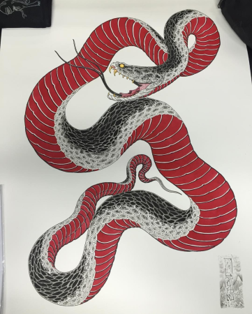 Стилизованная змея