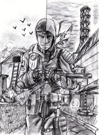 Стрелок сталкер арт