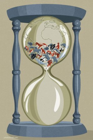 Песочные часы арт