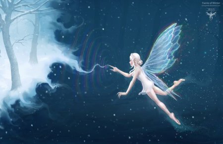 Фантастические существа акварелью