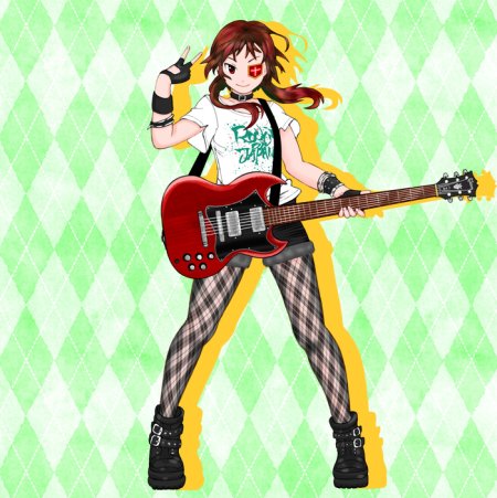 Певица арт гитара