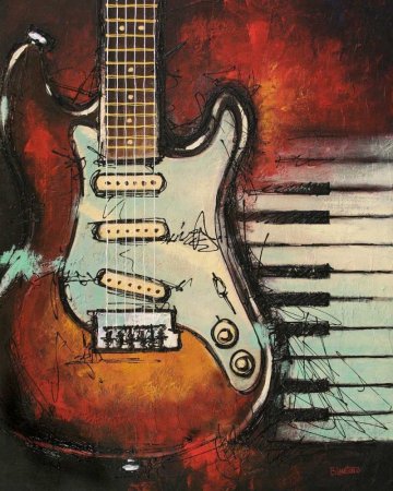 Электрогитара рисунок