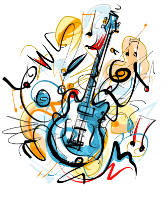 Постеры музыкальные инструменты