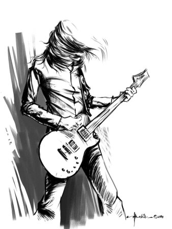 Гитарист арт