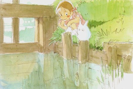 Хаяо Миядзаки Наброски акварелью