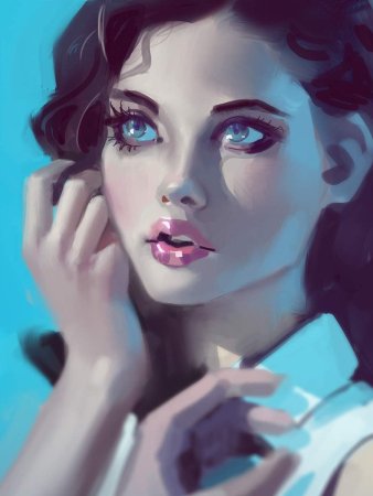 Необычные арты девушек