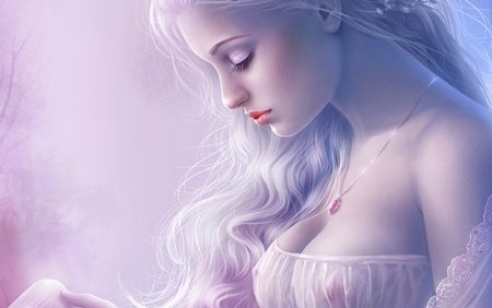 Нежная девушка фэнтези