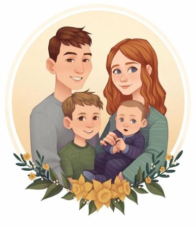 Семья иллюстрация
