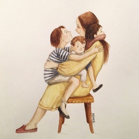 Мама и ребенок иллюстрация