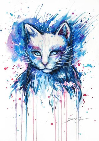 Кот арт