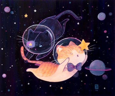 Космос иллюстрация