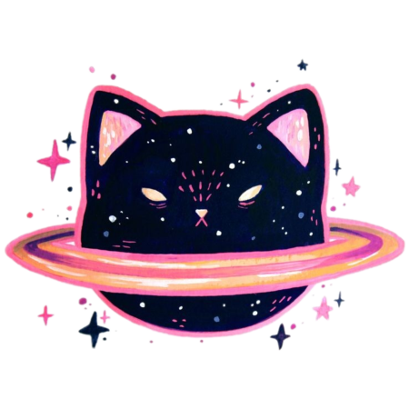 Стикеры космические котики